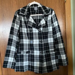 Love Tease Plaid Blazer/ Coat